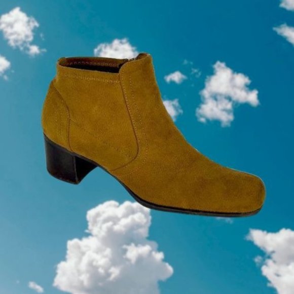 Liz Claiborne Flex Zone Suede Ankle Boots Picco 7M - Picture 1 of 10